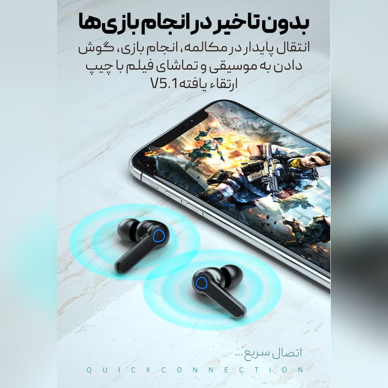 هندزفری بلوتوثی مدل M20 Stereo — تصویر ۳