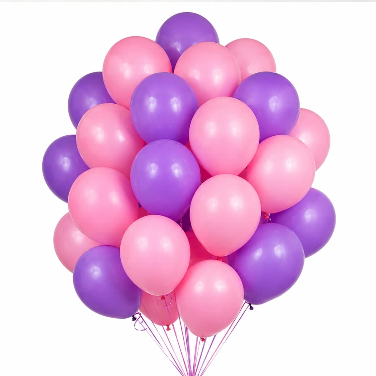 پک بادکنک آرایی صورتی و بنفش — تصویر ۲