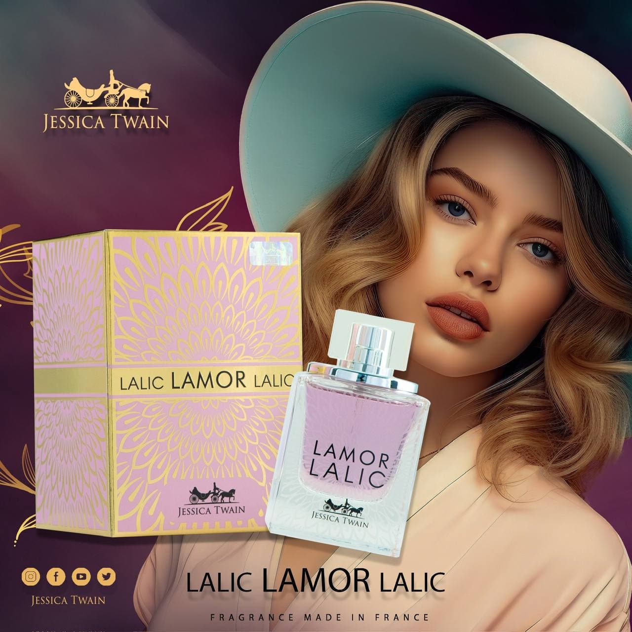 عطر ادکلن لالیک لامور (له آمور زنانه)| Lalique L’Amour جسیکا تویین — تصویر ۲
