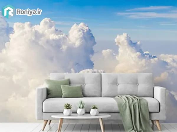 پوستر دیواری طرح آسمان برای مطب مشاوره — تصویر ۳