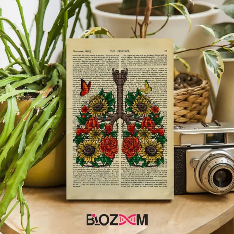 شاسی عکس طرح ریه انسان – کد 120
