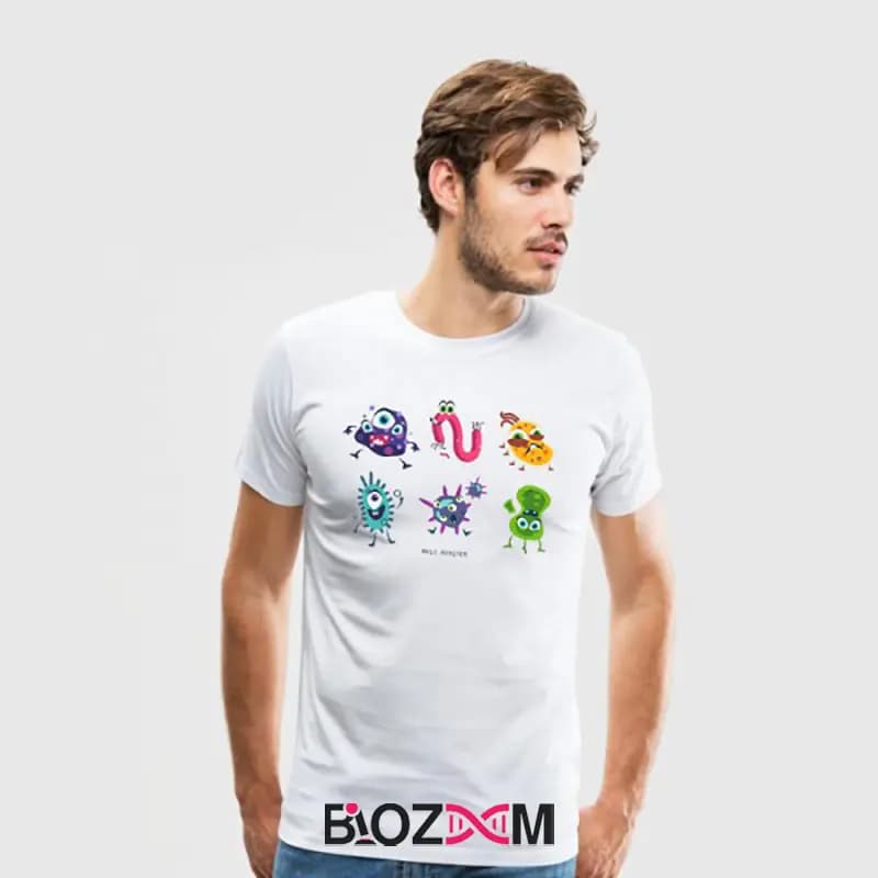 تیشرت طرح mold monster زیست شناسی – کد 161 — تصویر ۷