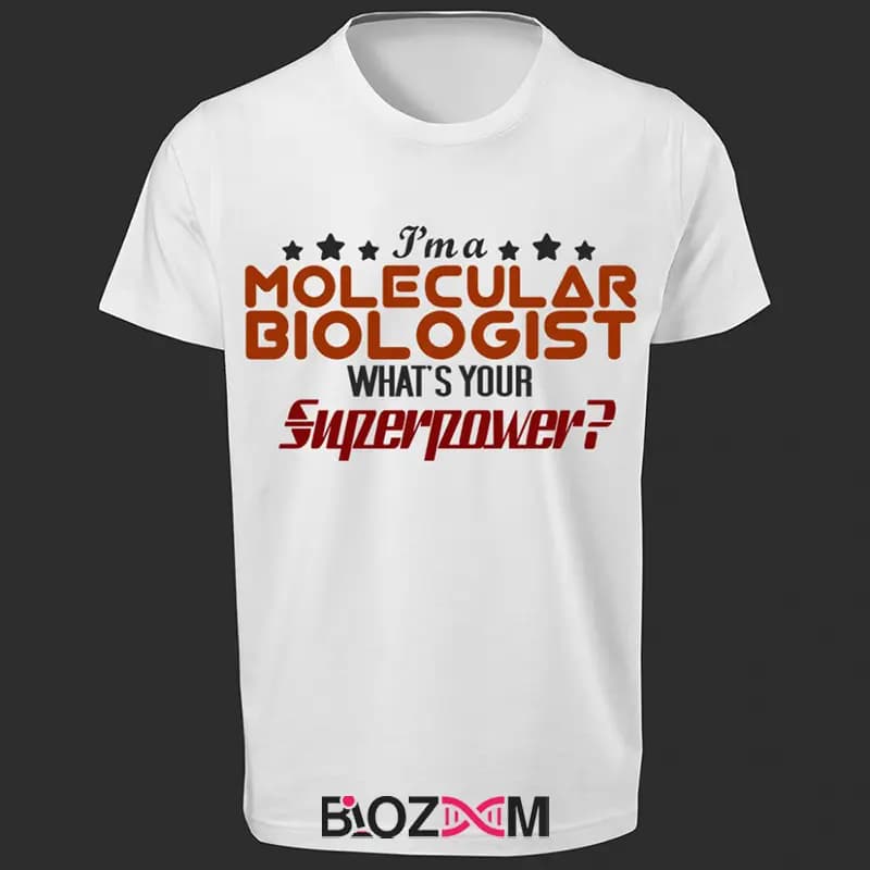 تیشرت طرح molecular biologist زیست شناسی – کد 163 — تصویر ۴
