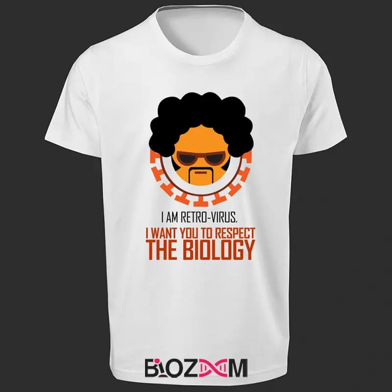 تیشرت طرح I am retro virus زیست شناسی – کد 165