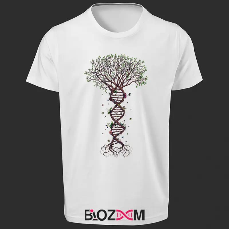 تیشرت طرح DNA درختی زیست شناسی – کد 169 — تصویر ۵