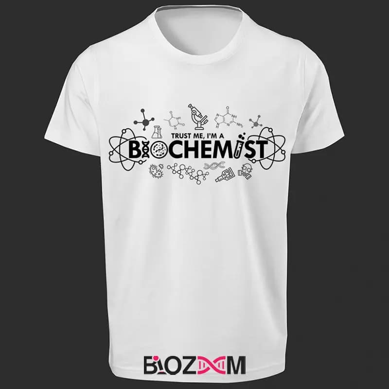 تیشرت طرح trust me, I am biochemist زیست شناسی – کد 172 — تصویر ۴