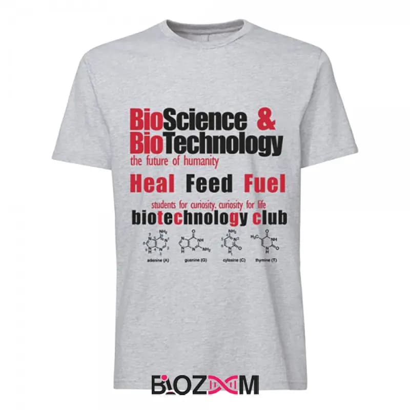 تیشرت طرح bioscience and biotechnology زیست شناسی – کد 177 — تصویر ۶