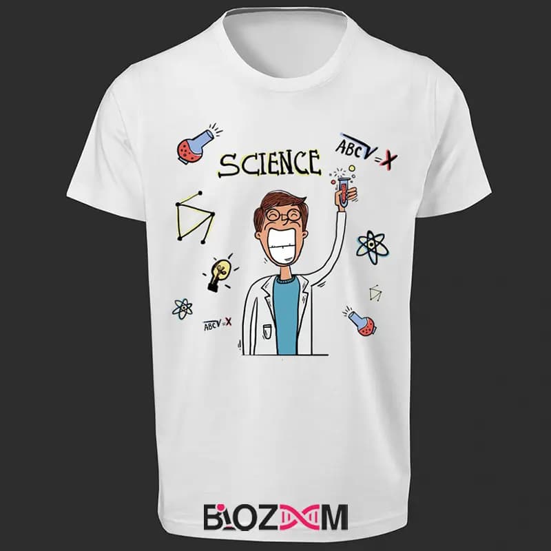 تیشرت طرح science 2 زیست شناسی – کد 180