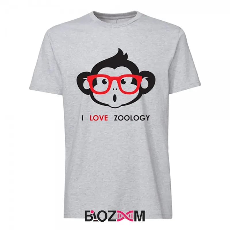 تیشرت طرح I love zoology زیست شناسی – کد 182 — تصویر ۸