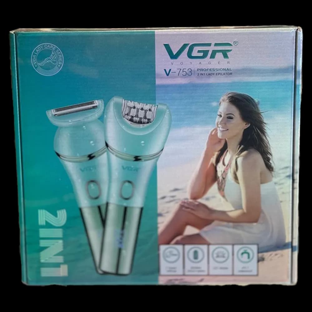 اپیلاتور دو کاره وی جی ار مدل V-753 — تصویر ۱۲
