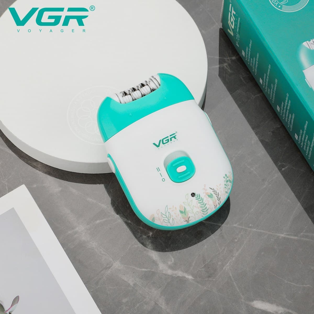 اپیلاتور موکن بانوان وی جی ار مدل VGR 726 اصل — تصویر ۳