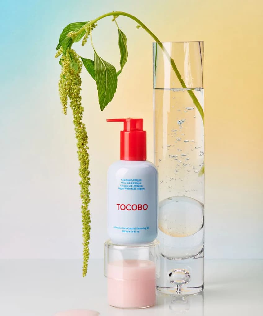 روغن پاک کننده توکوبو کنترل کننده منافذ Tocobo Calamine pore Control Cleansing Oil — تصویر ۴