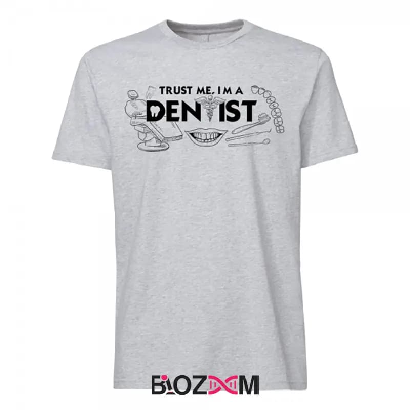تیشرت طرح trust me I am a dentist 2 – کد 104 — تصویر ۸