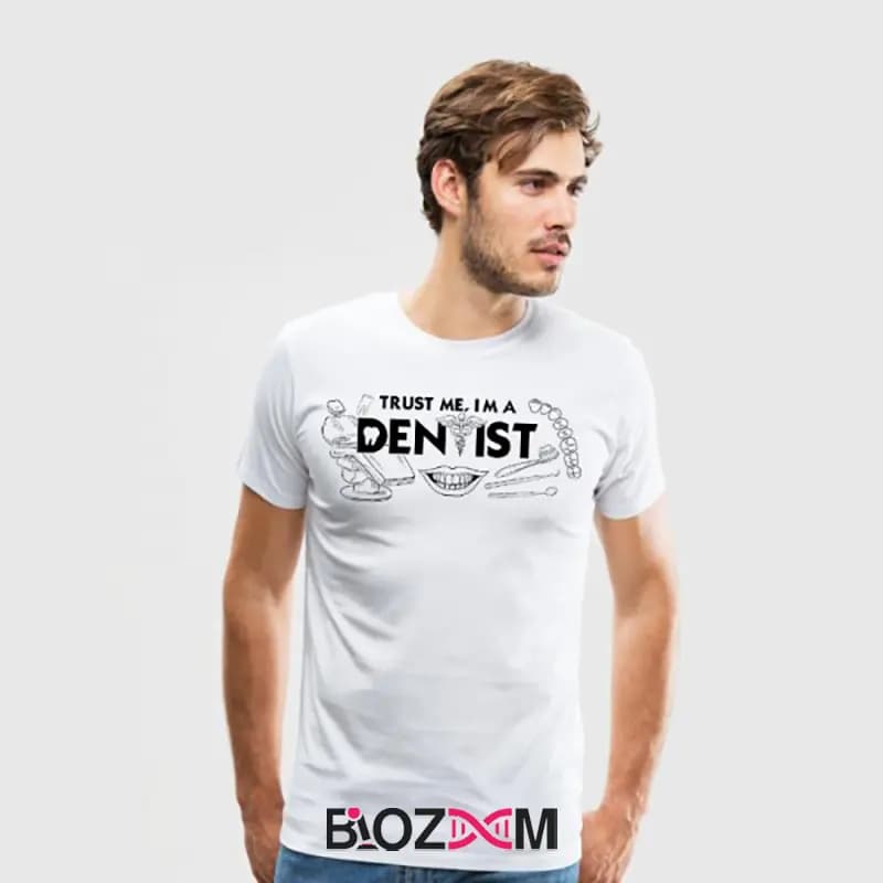 تیشرت طرح trust me I am a dentist 2 – کد 104 — تصویر ۹