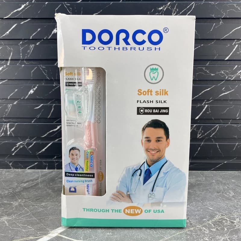 مسواک دورکو Dorco مدل Soft Silk با برس نرم جین 12 عددی — تصویر ۵