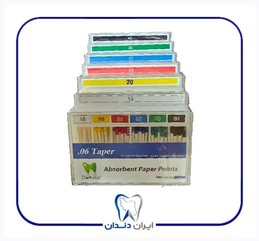 کن کاغذی 6٪ دنت پلاس – Dent Plus Paper Points Protaper