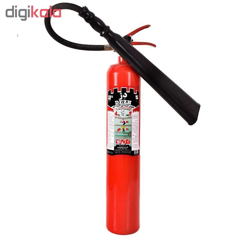 کپسول آتشنشانی CO2 دژ ظرفیت 4 کیلوگرم — تصویر ۲
