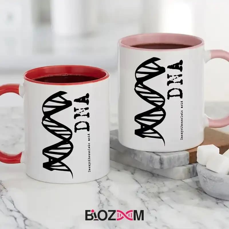 ماگ ژنتیک طرح DNA – کد 112 — تصویر ۳
