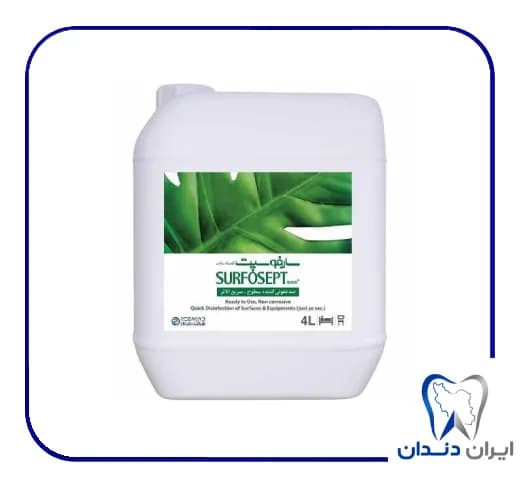 محلول ضد عفونی کننده سطوح سارفوسپت کوئیک پلاس 4 لیتری – Rezarad Surfosept Quick Plus