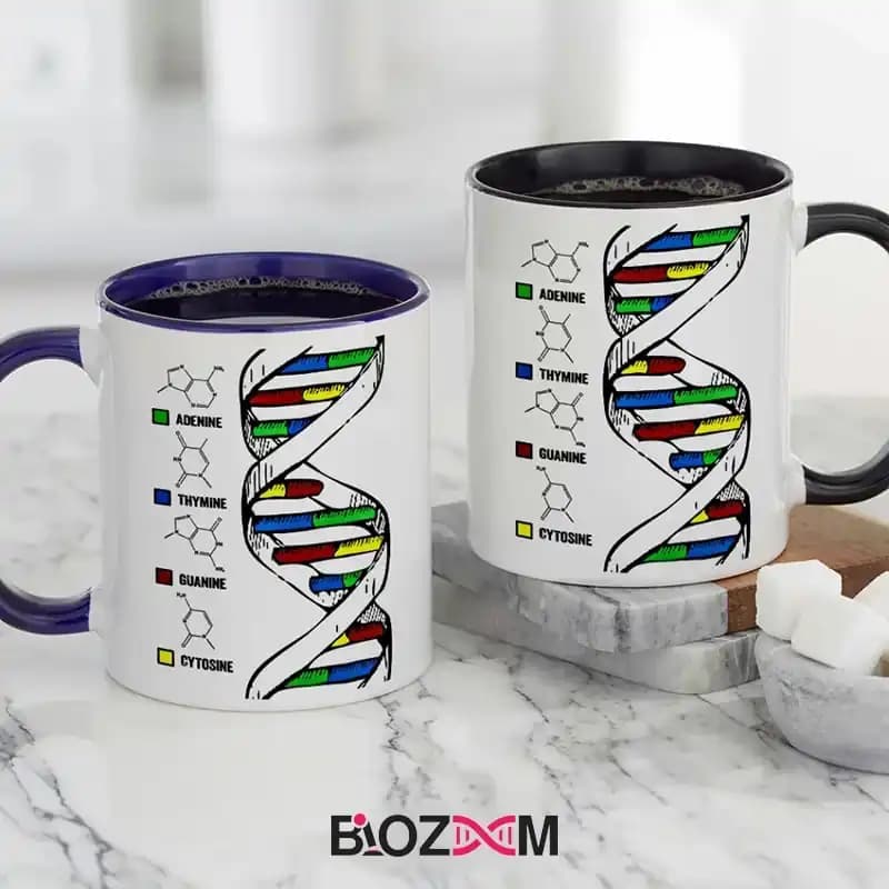 ماگ ژنتیک طرح DNA – کد 132 — تصویر ۲