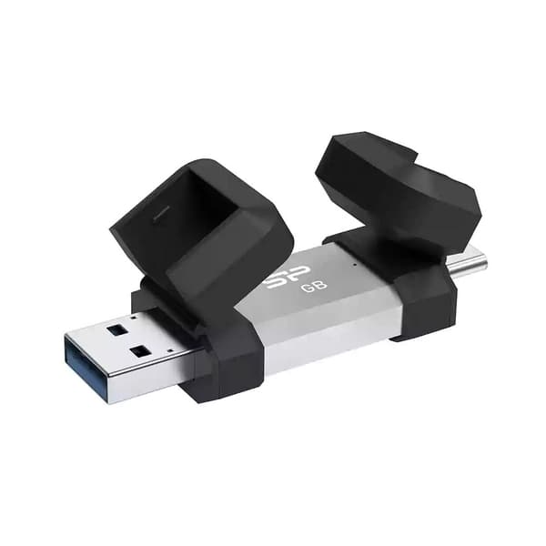 فلش مموری سیلیکون پاور Silicon Power مدل C51 ظرفیت 64 گیگابایت، USB 3.2 Gen 1، Type-C — تصویر ۲