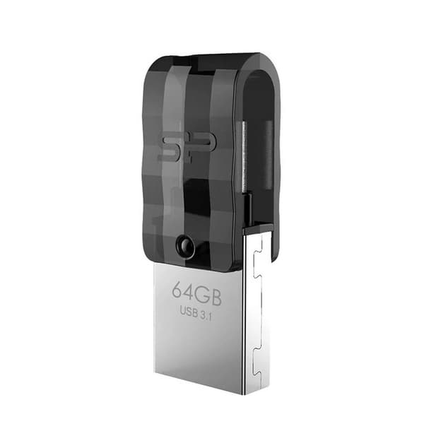 فلش مموری سیلیکون پاور Silicon Power مدل Mobile C31 ظرفیت 64 گیگابایت، USB 3.2 Gen 1، Type-C — تصویر ۲