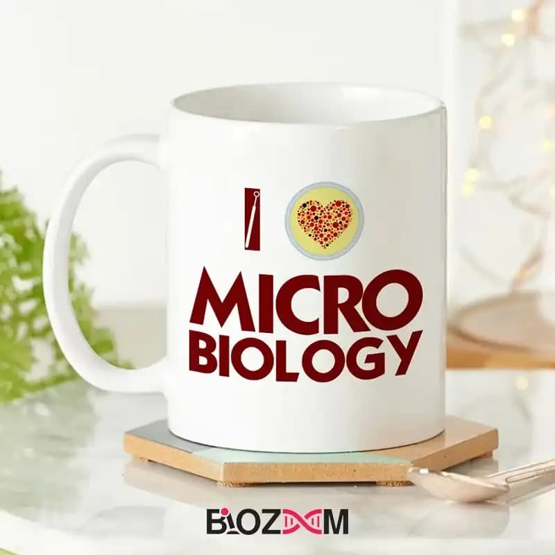 ماگ میکروبیولوژی طرح I Love microbiology – کد 115 — تصویر ۵