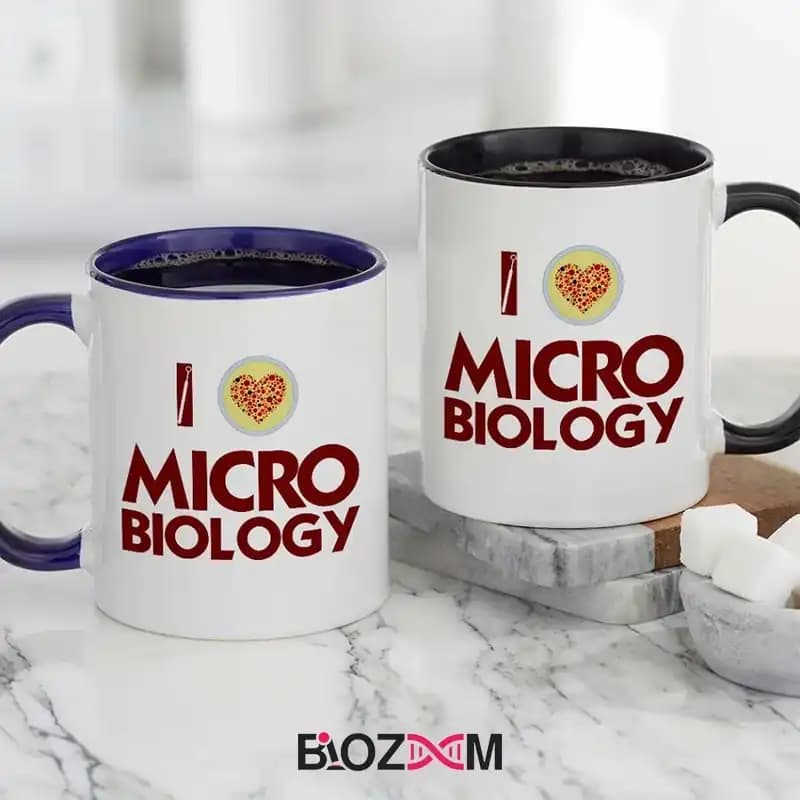 ماگ میکروبیولوژی طرح I Love microbiology – کد 115 — تصویر ۲