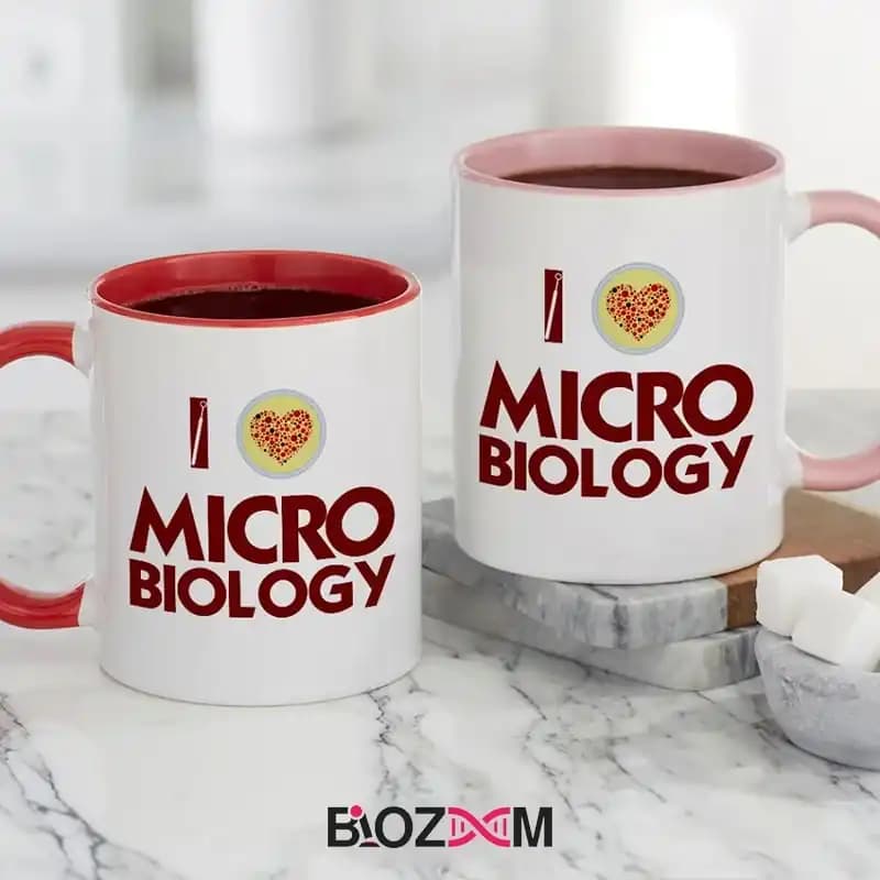 ماگ میکروبیولوژی طرح I Love microbiology – کد 115 — تصویر ۳