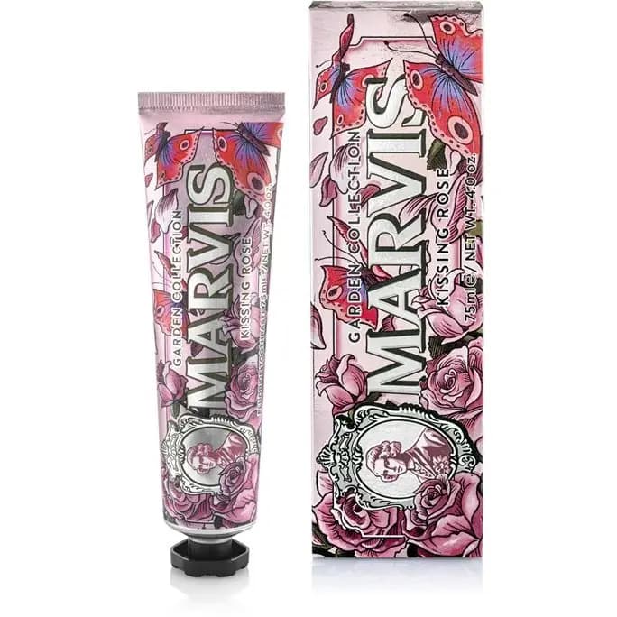 خمیر دندان مارویس مدل KISSING ROSE سری گاردن حجم75ml — تصویر ۴
