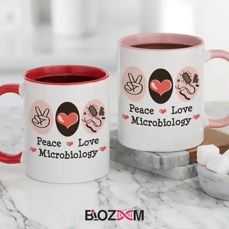 ماگ میکروبیولوژی طرح Love Microbiology – کد 128 — تصویر ۴