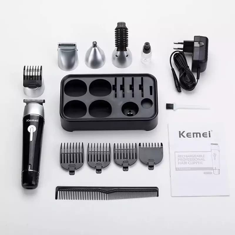 ماشین اصلاح موی صورت و بدن کیمی مدل Kemei 1015 — تصویر ۷