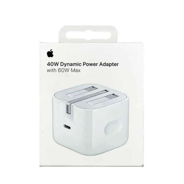 شارژر اصلی 40 وات مدل Dynamic Power Adapter با توان خروجی تا 60 وات سه پین مناسب آیفون سری 17 — تصویر ۷
