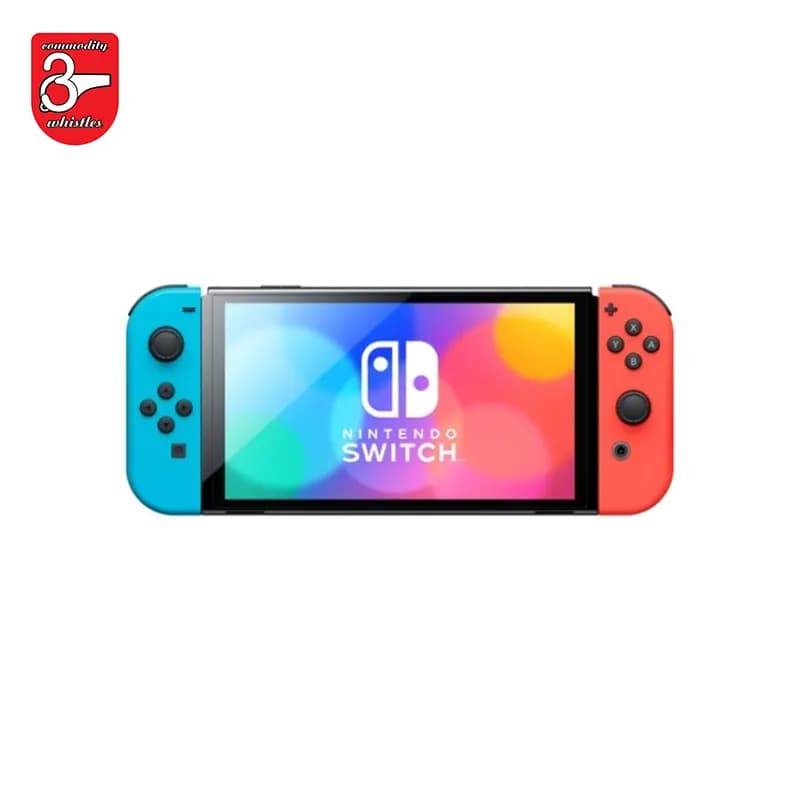 کنسول بازی نینتندو مدل Switch OLED with Neon Blue and Neon Red Joy-Con — تصویر ۳