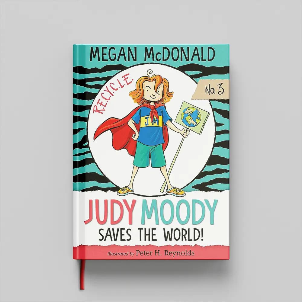 کتاب 3 !Judy Moody Saves the World جلد سخت (HARDCOVER)