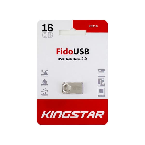 فلش مموری کینگ استار Kingstar مدل KS218 Fido ظرفیت 16 گیگابایت، رابط USB 2.0 — تصویر ۲