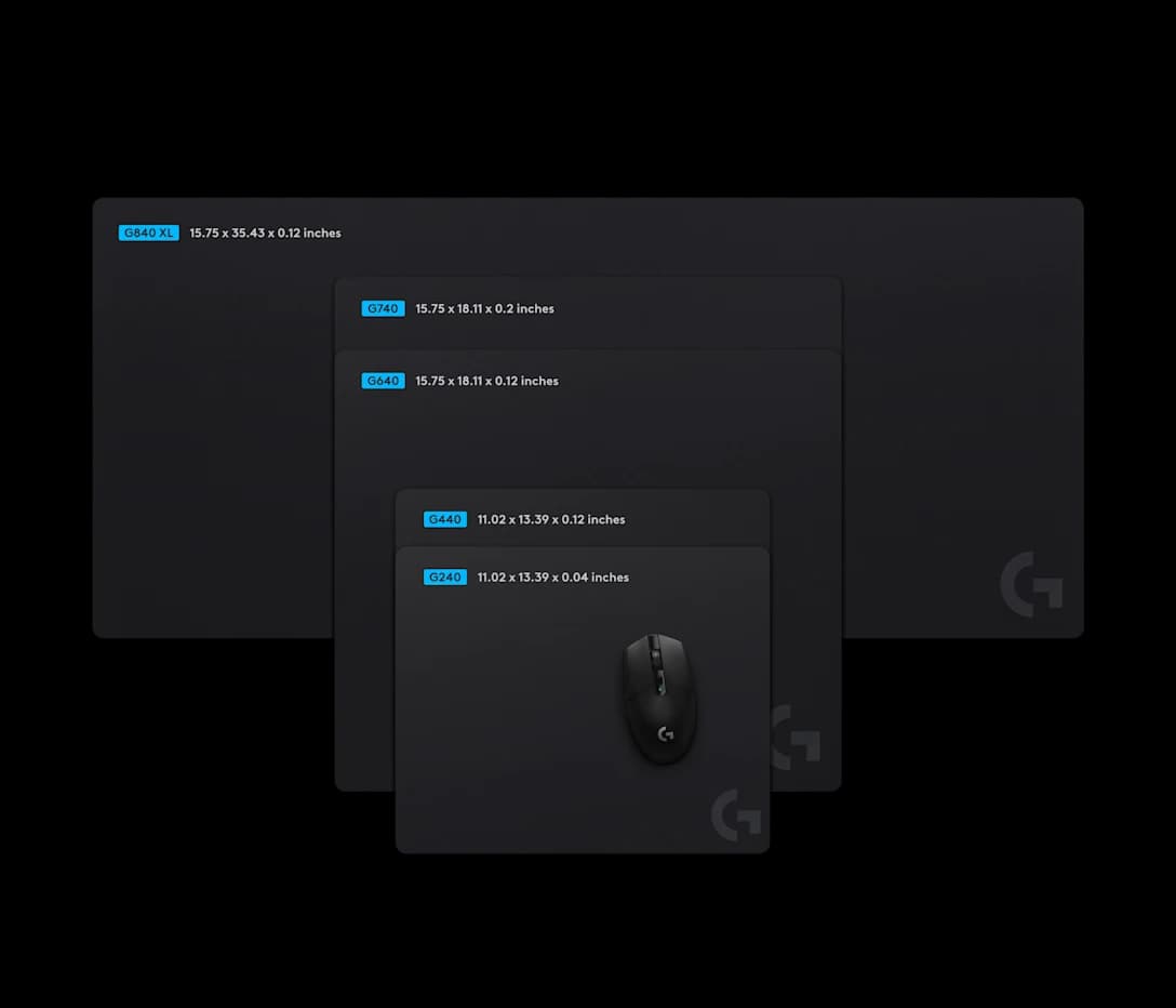 موس پد گیمینگ لاجیتک مدل G840 XL Black — تصویر ۷