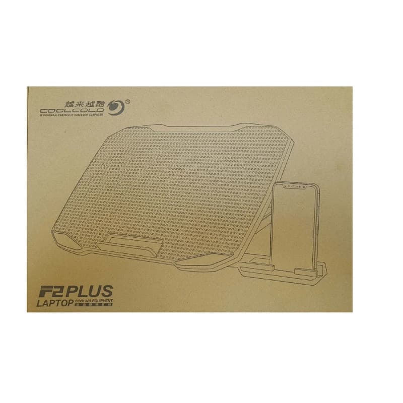 پایه خنک‌کننده لپ‌تاپ کول کلد CoolCold F2 PLUS 3Fans — تصویر ۳