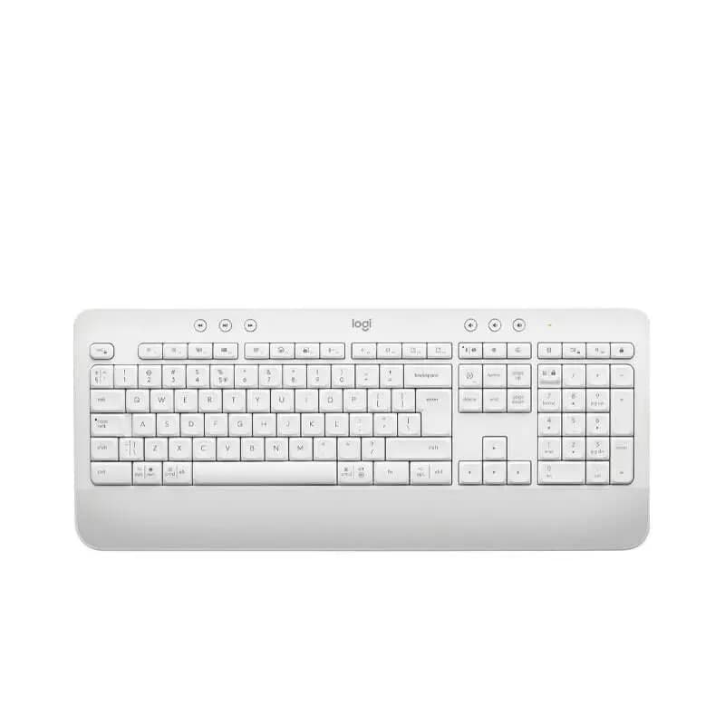 کیبورد بی‌ سیم Logitech Signature K650 رنگ سفید (White)
