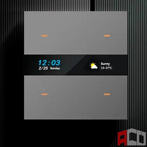 کلید 4 پل با صفحه نمایش برند راس M8 — تصویر ۷