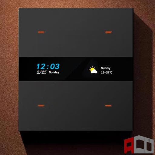 کلید 4 پل با صفحه نمایش برند راس M8 — تصویر ۴