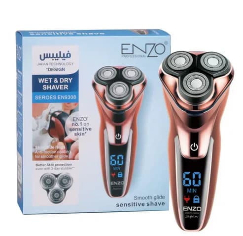 ریش تراش حرفه ای انزو مدل ENZO 9308 اصل — تصویر ۵
