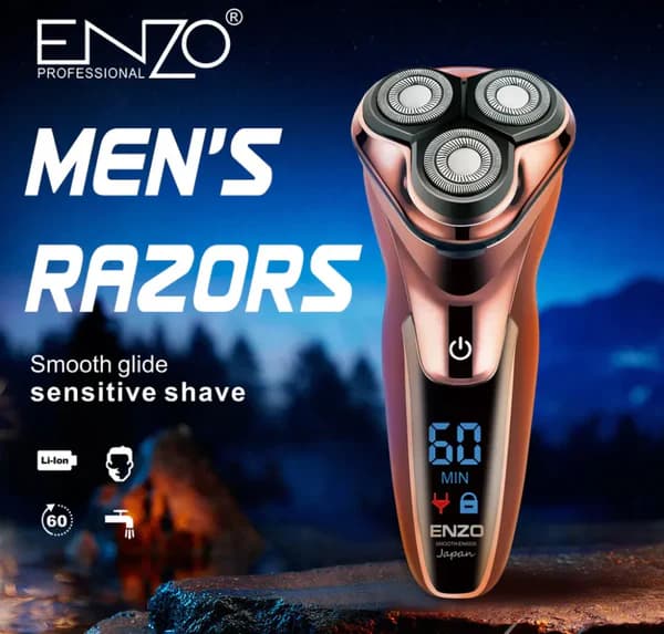 ریش تراش حرفه ای انزو مدل ENZO 9308 اصل — تصویر ۳