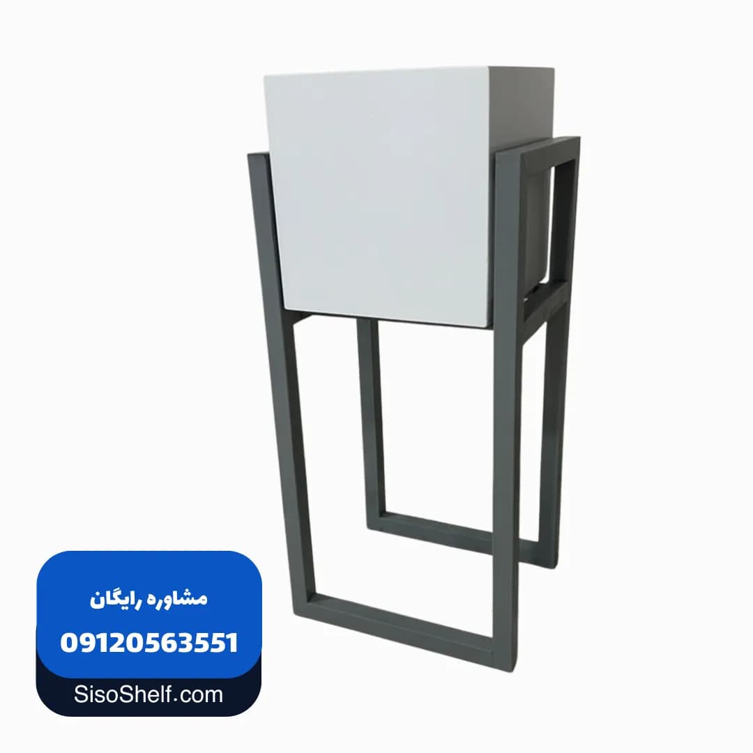 گلدان چوبی طرح سیسو سایز متوسط — تصویر ۲