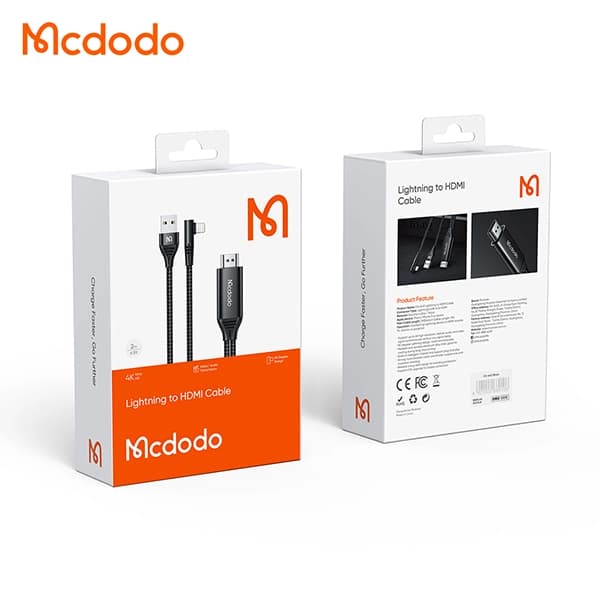 کابل تبدیل Lightning به HDMI مک‌دودو مدل CA-6400 طول 2 متر — تصویر ۷