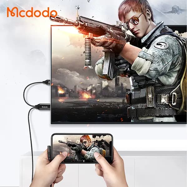کابل تبدیل Lightning به HDMI مک‌دودو مدل CA-6400 طول 2 متر — تصویر ۴