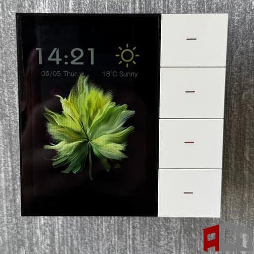 کلید 4 پل با تاچ پنل 3 اينچ راس M7 — تصویر ۳