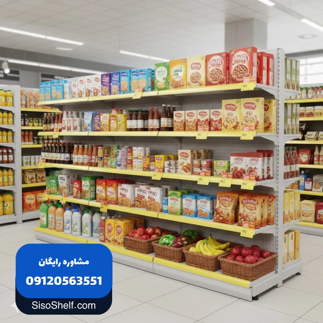 قفسه وسط فروشگاهی هایپری — تصویر ۸