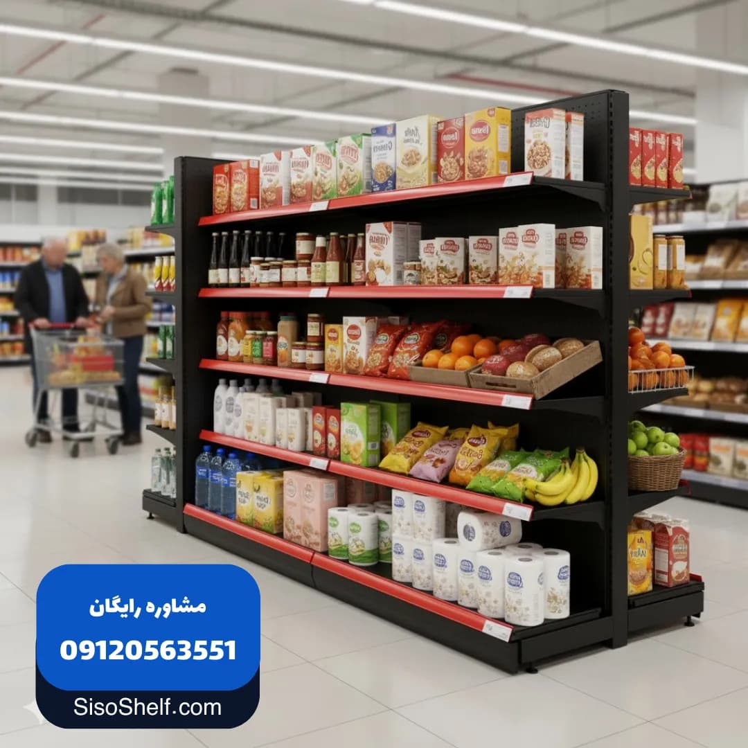 قفسه وسط فروشگاهی هایپری — تصویر ۴