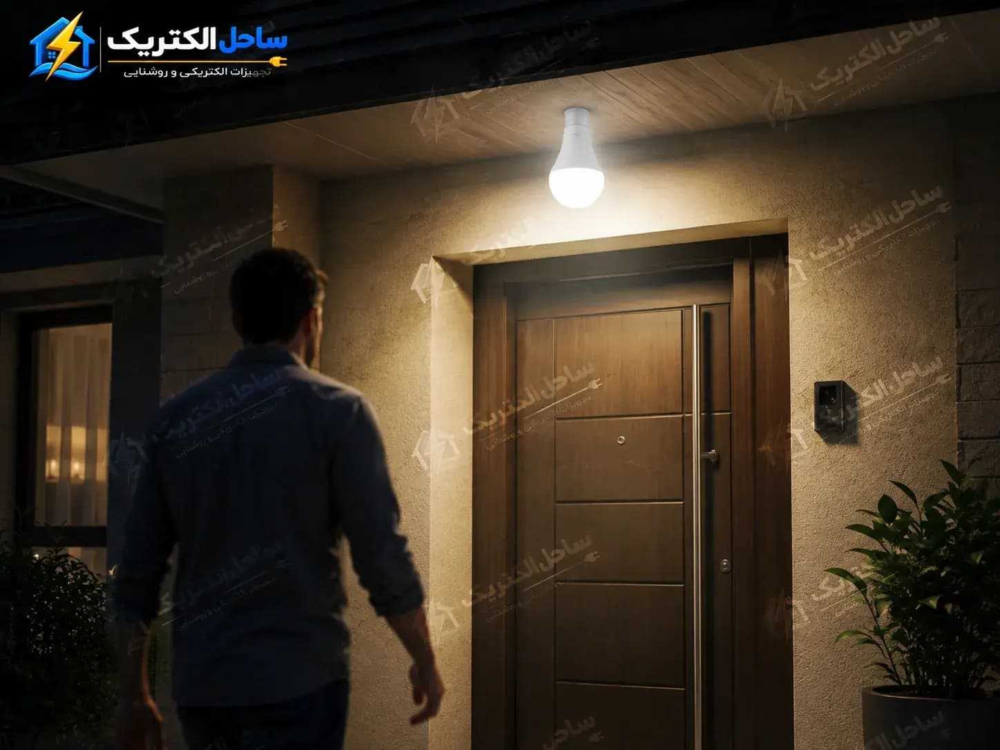 لامپ LED سنسوردار حرکتی آسیا ۷ وات و ۱۲ وات — تصویر ۳